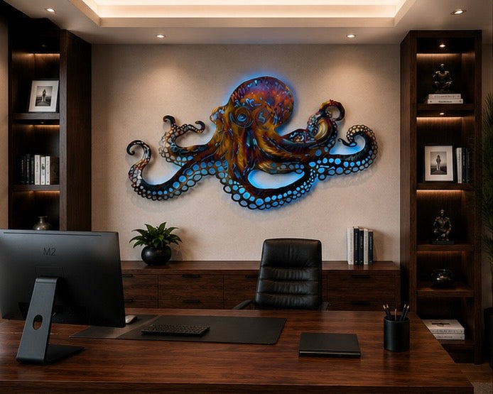 Octopus art Stainless steel