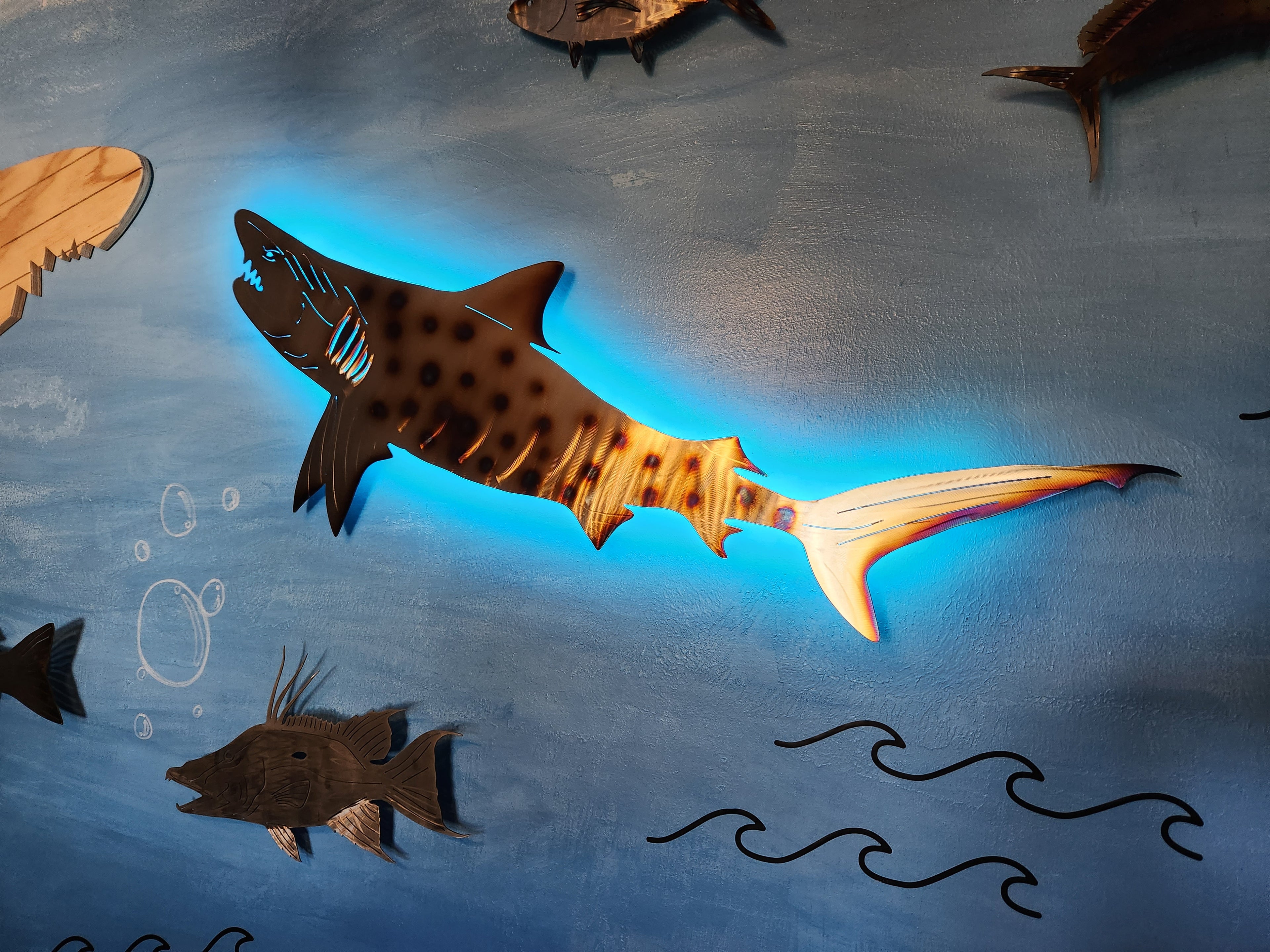 Stainless steel Tiger shark