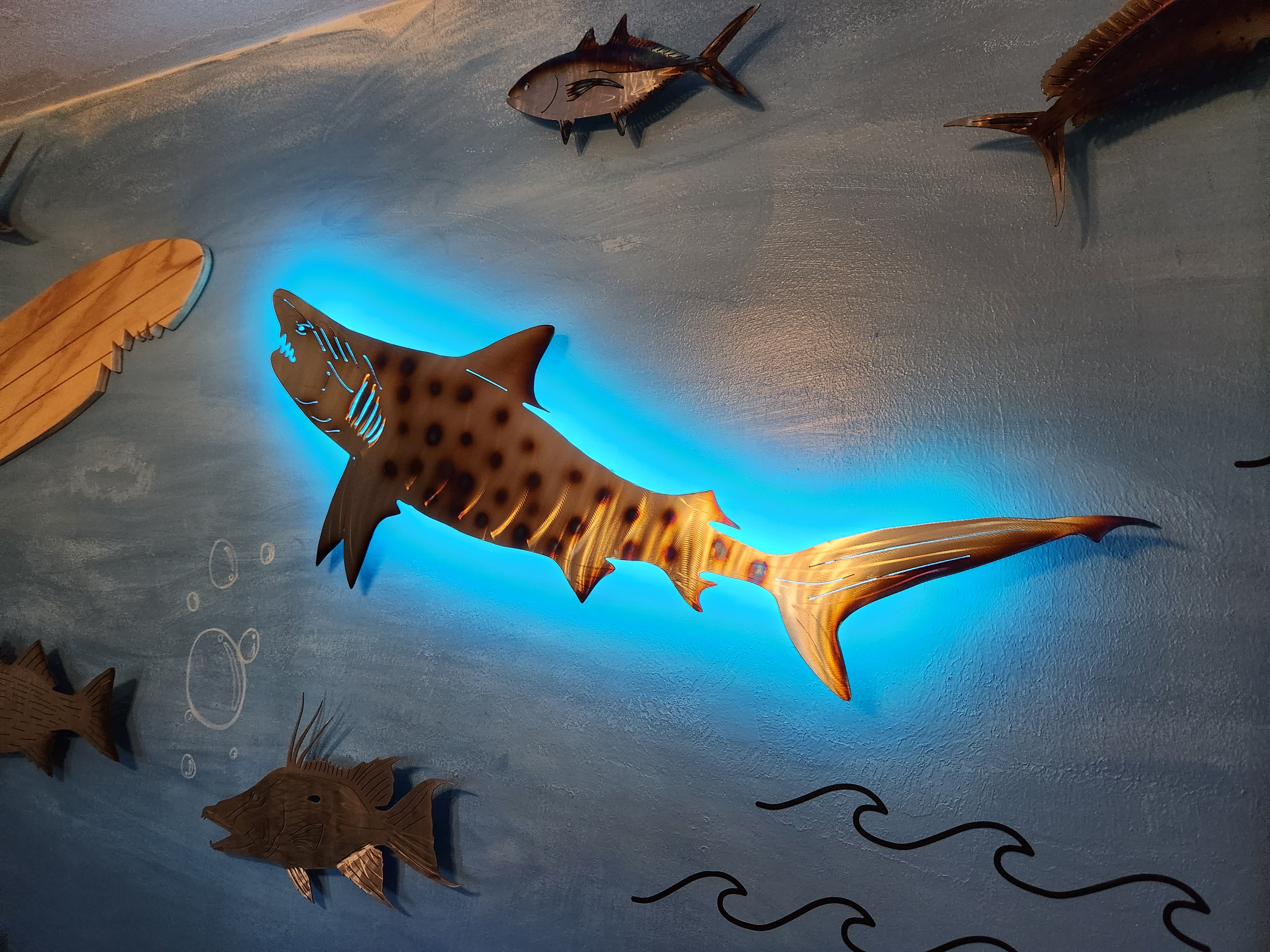 Stainless steel Tiger shark