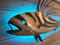 Stainless steel Rooster fish