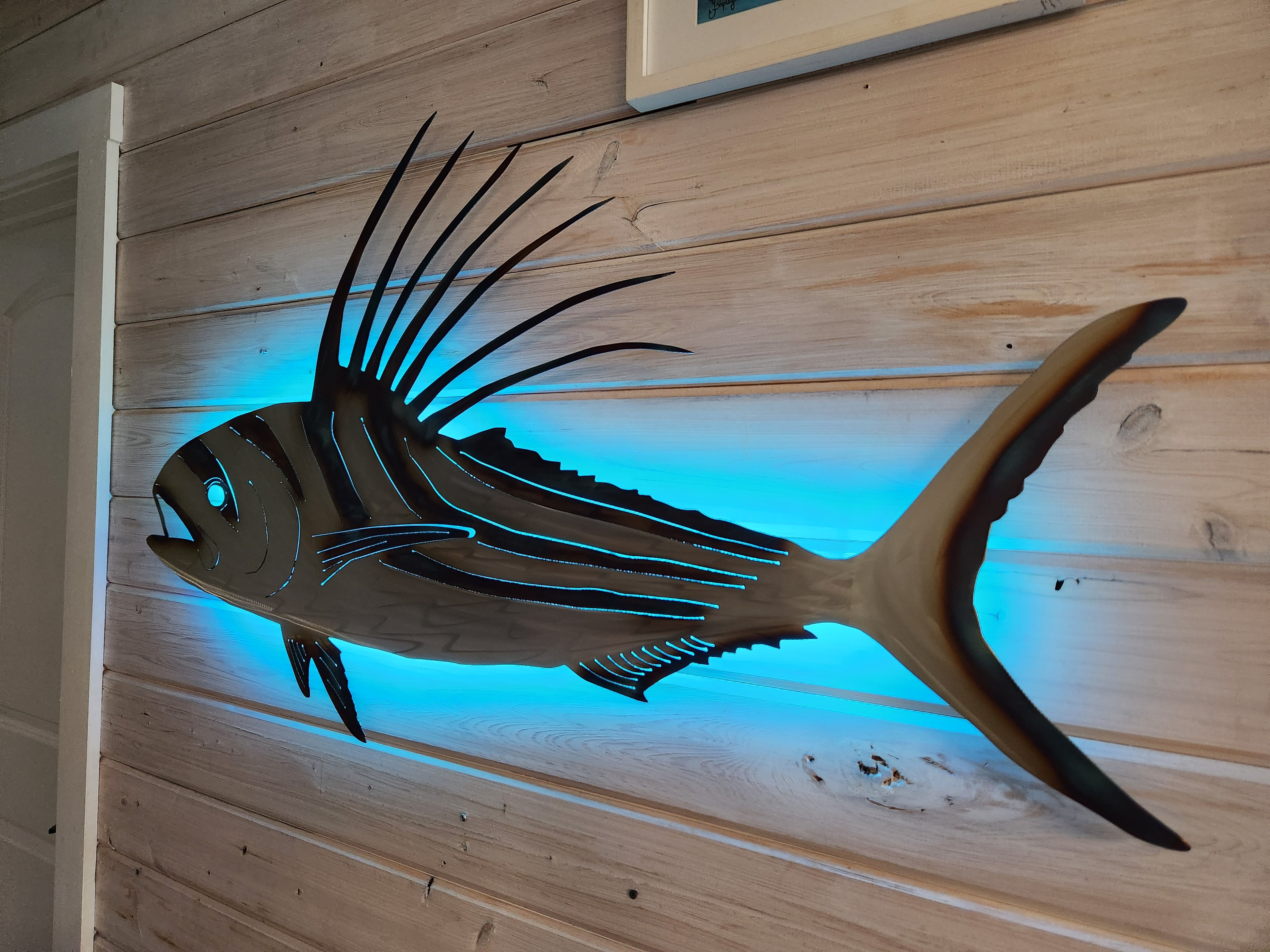 Stainless steel Rooster fish