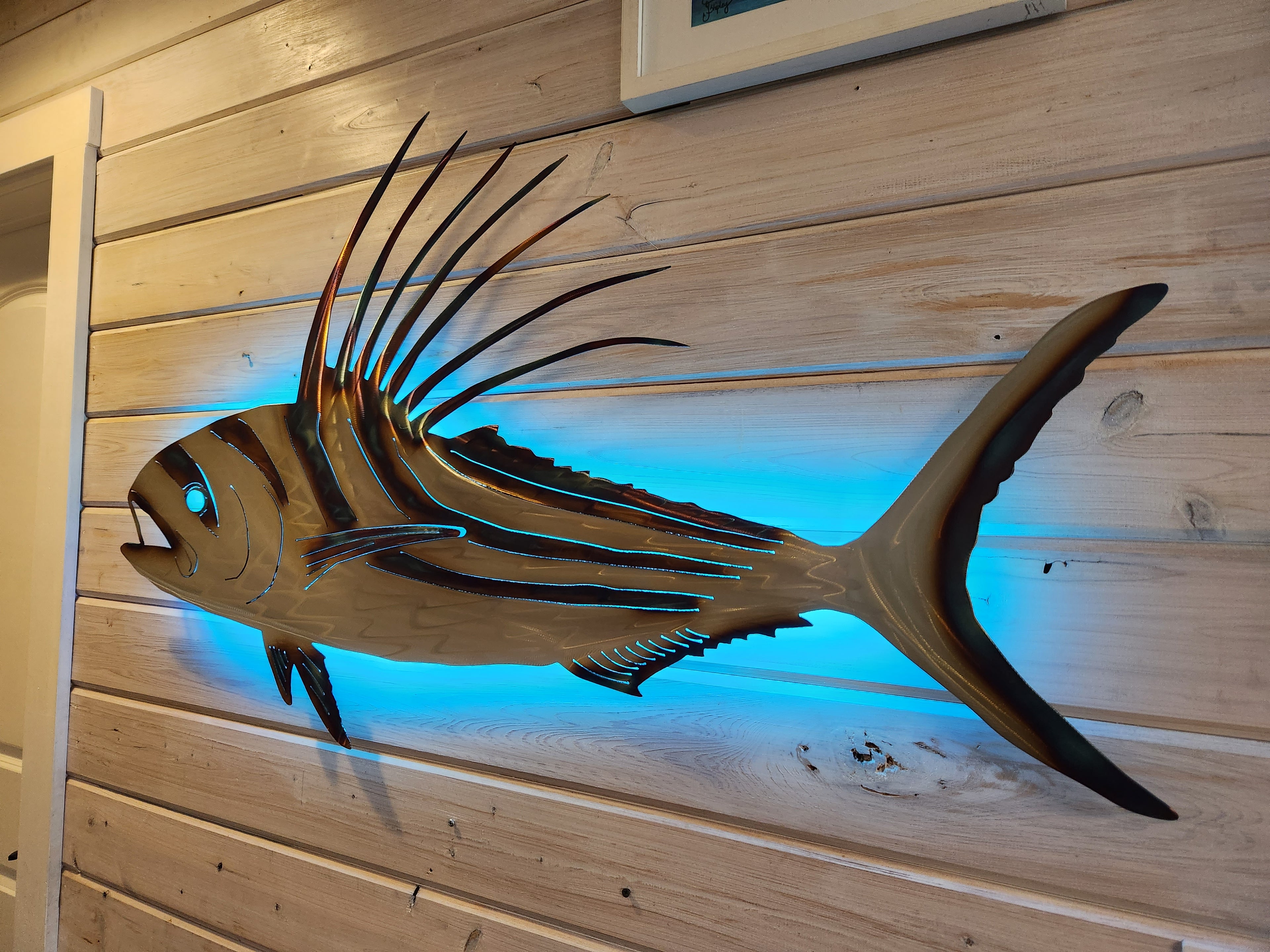 Stainless steel Rooster fish