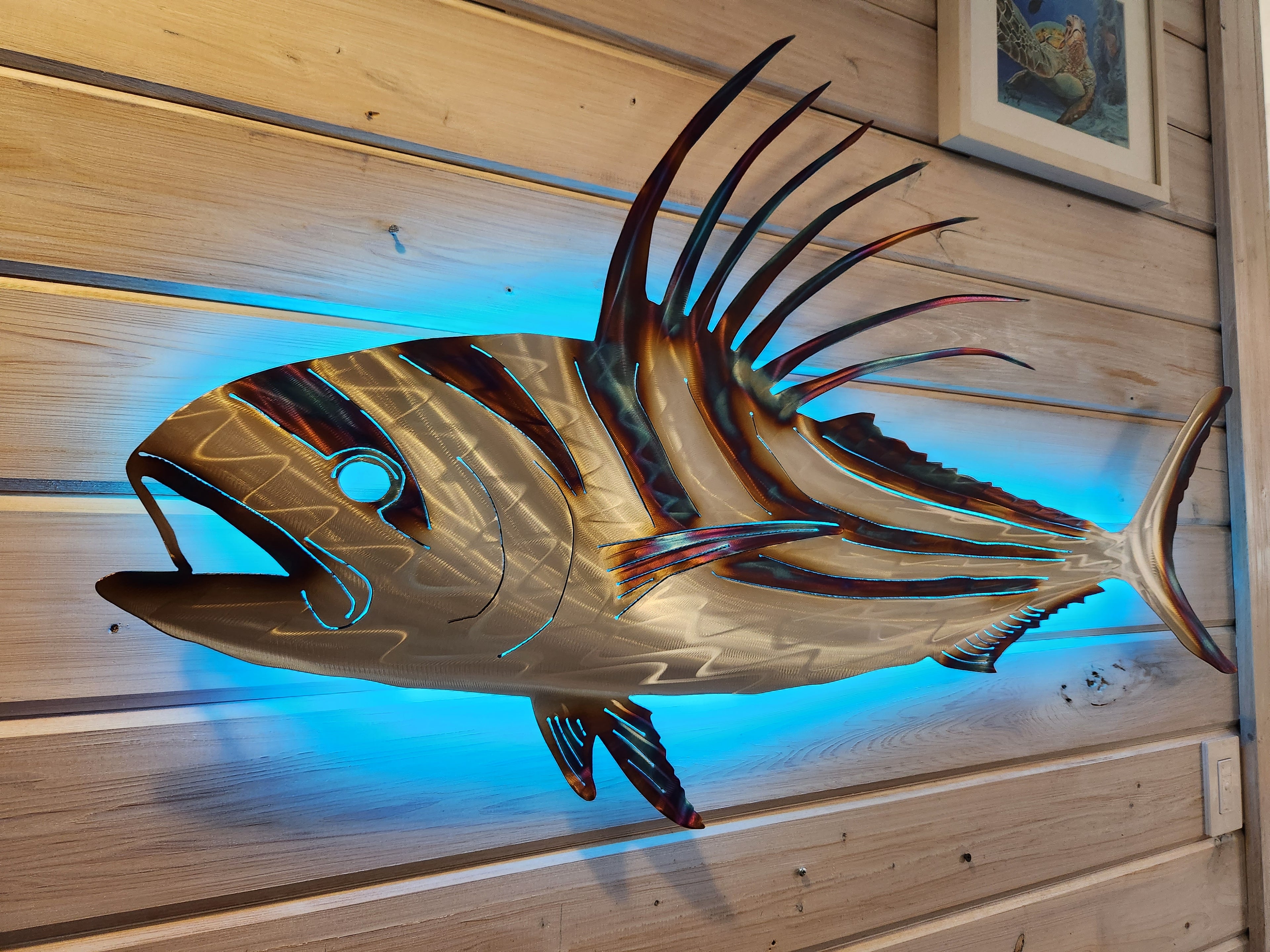 Stainless steel Rooster fish