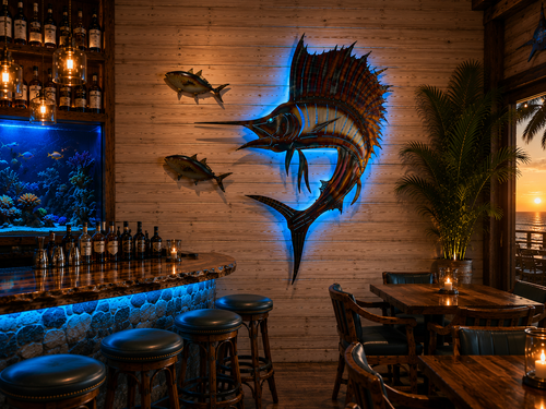 Sailfish Bust mount stainless steel