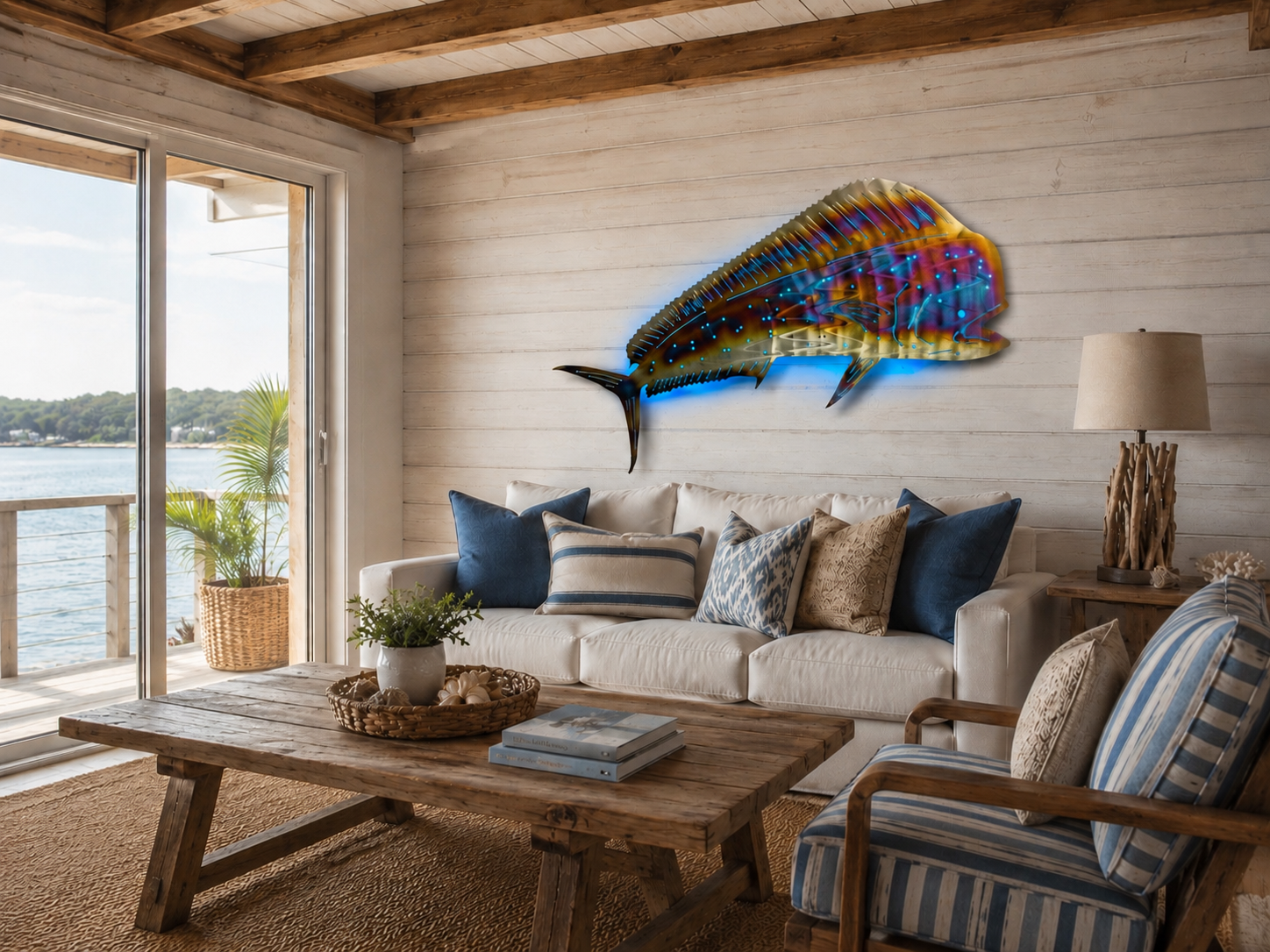 Stainless steel Mahi mahi mount