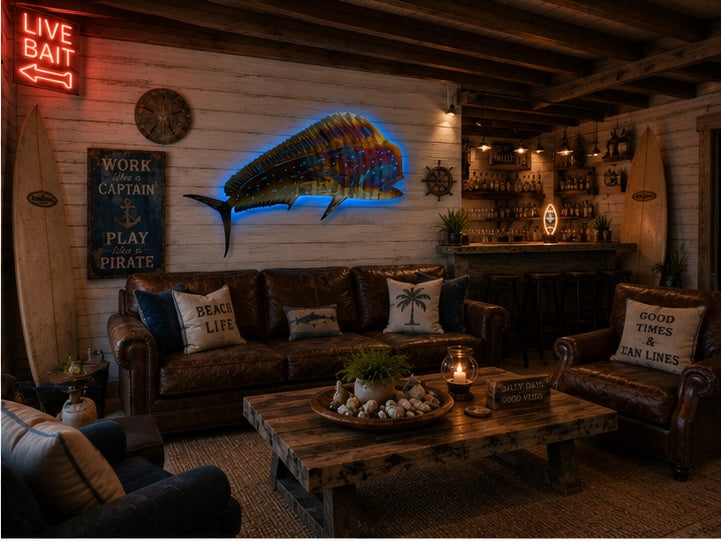 Stainless steel Mahi mahi mount