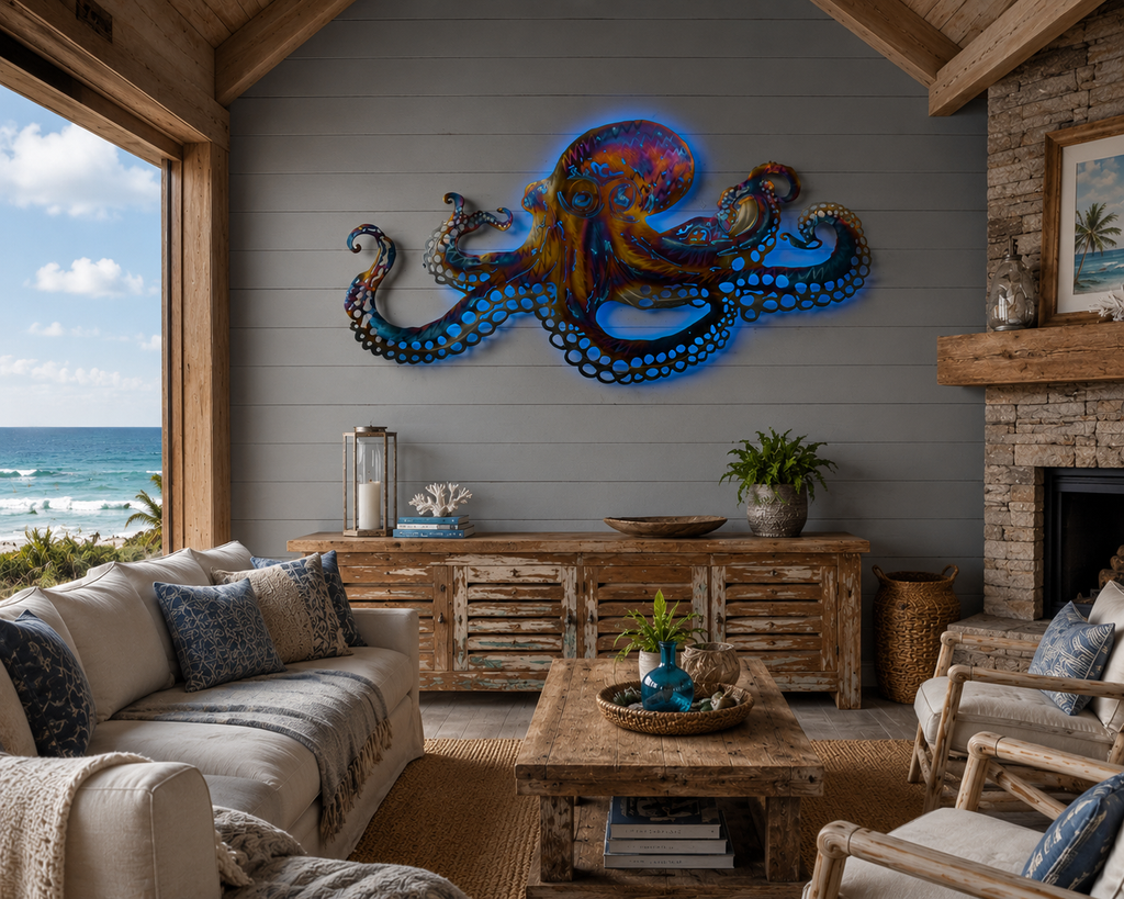 Octopus art Stainless steel