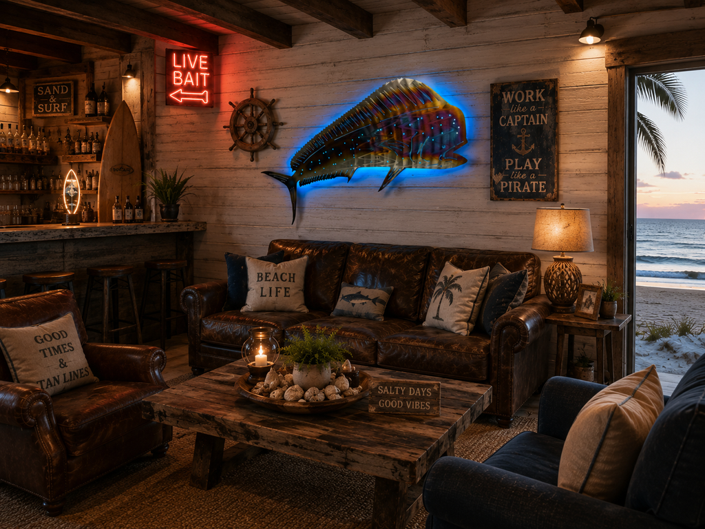 Stainless steel Mahi mahi mount
