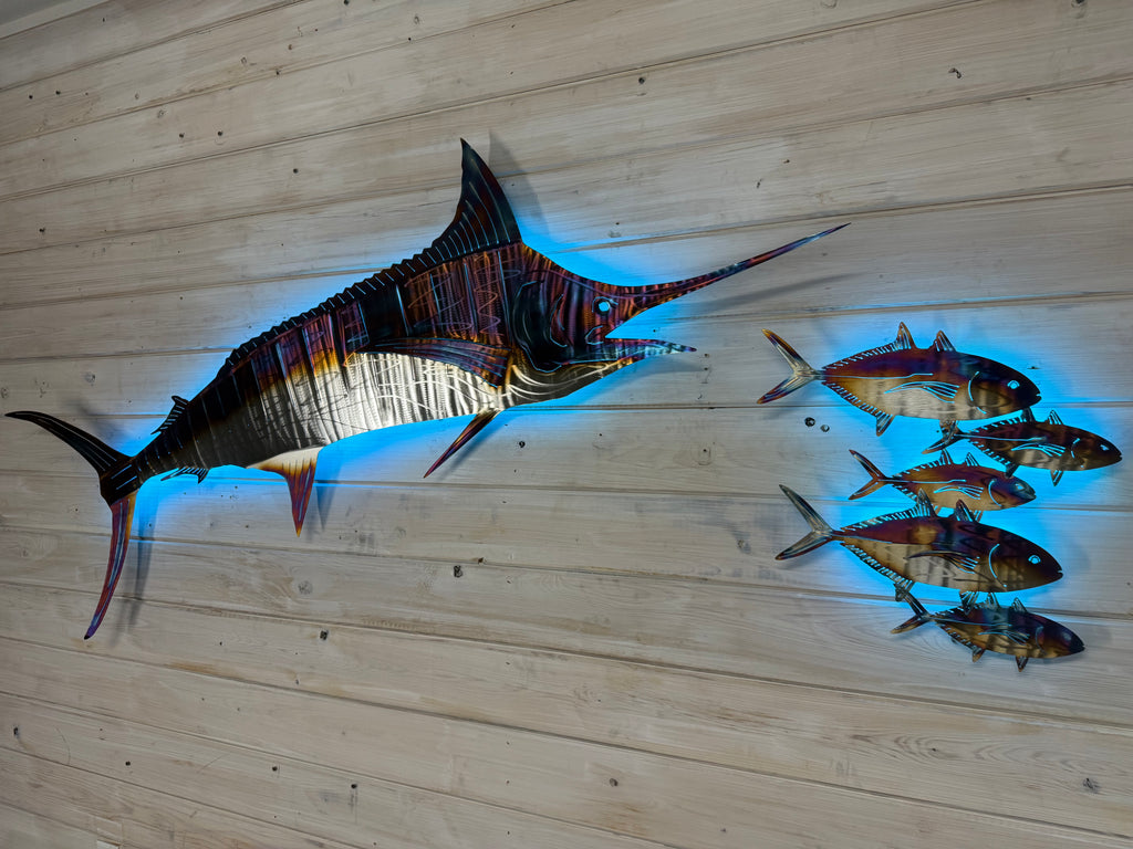 Stainless steel Blue Marlin mount