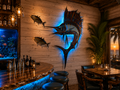 Sailfish Bust mount stainless steel