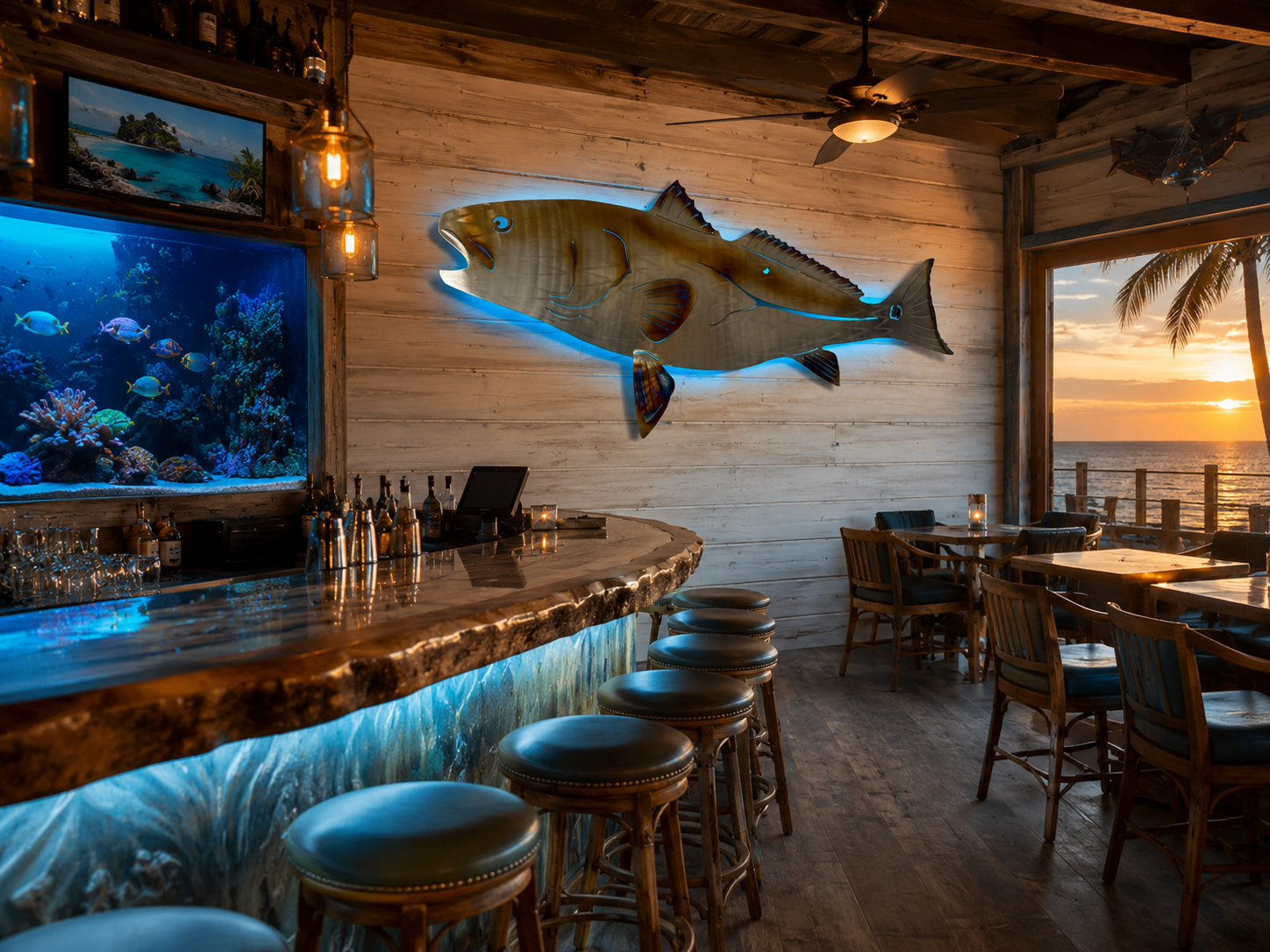 Stainless steel Redfish mount