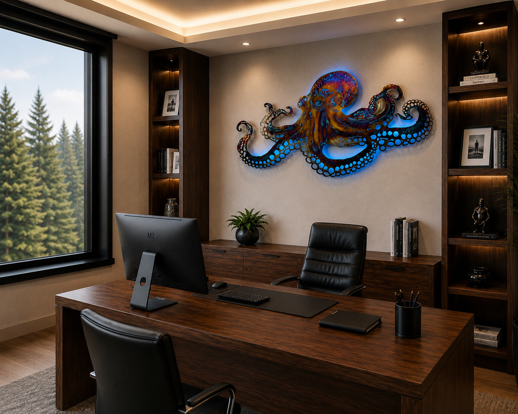 Octopus art Stainless steel