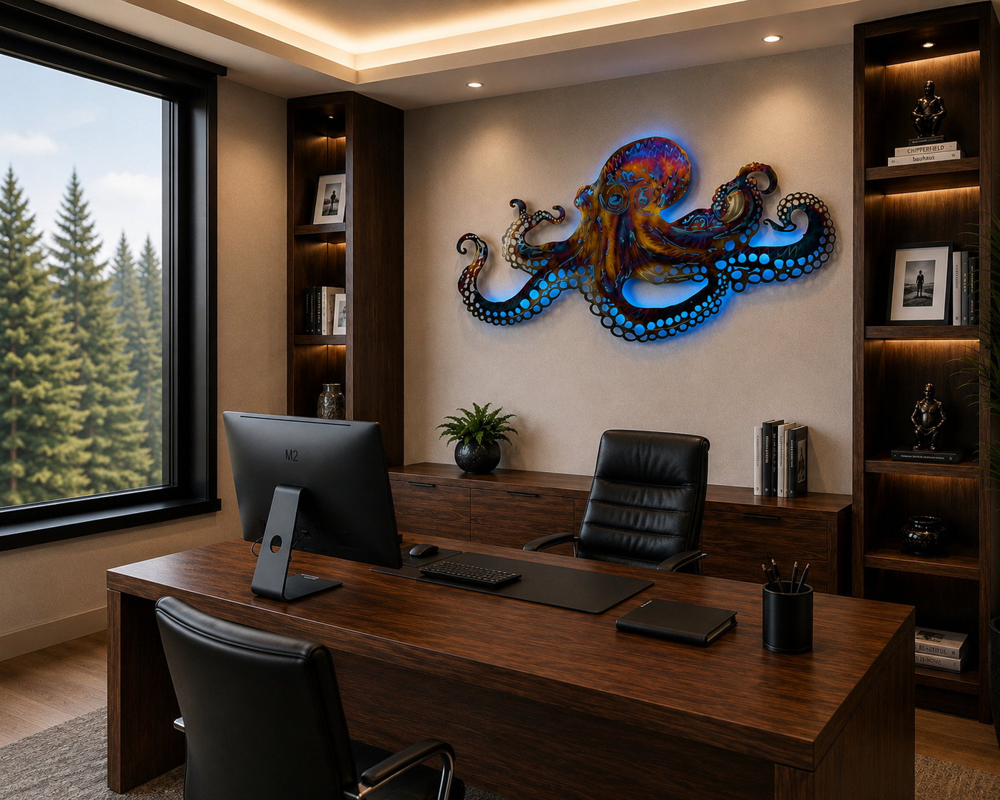 Octopus art Stainless steel