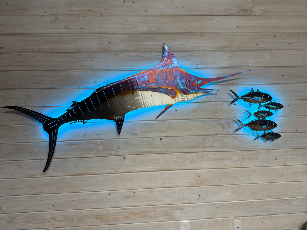 Stainless steel Blue Marlin mount