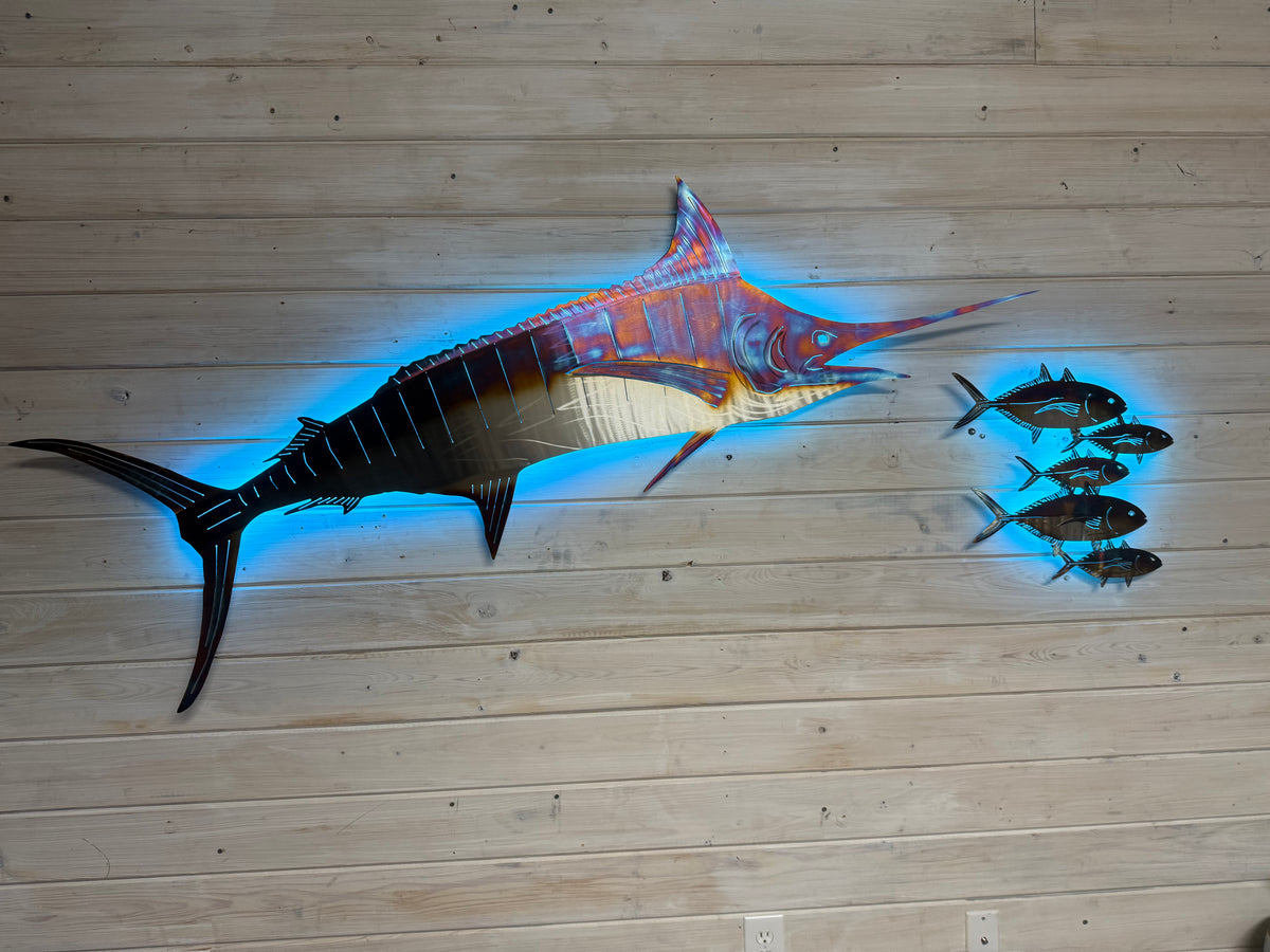 Stainless steel Blue Marlin mount