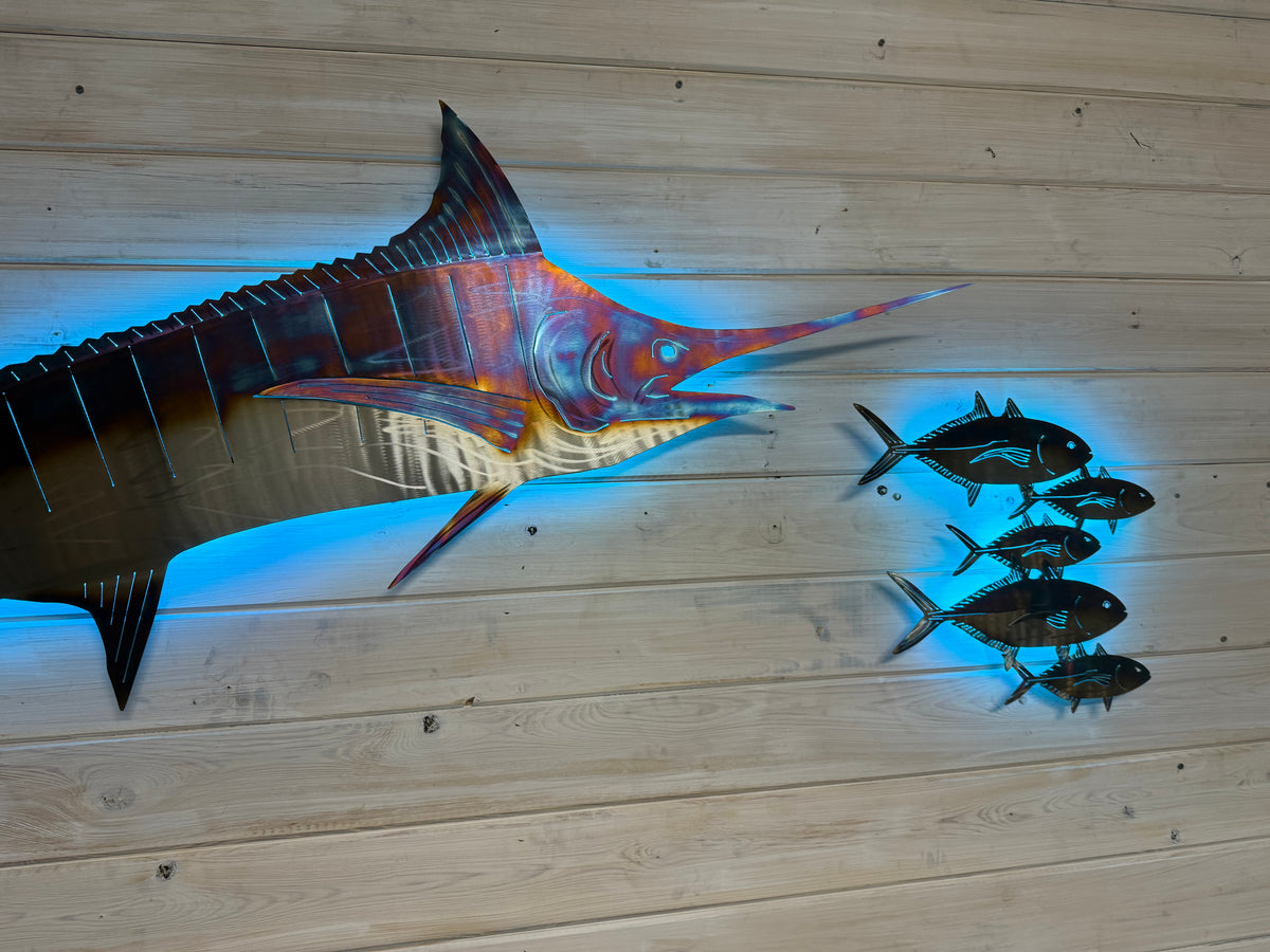 Stainless steel Blue Marlin mount