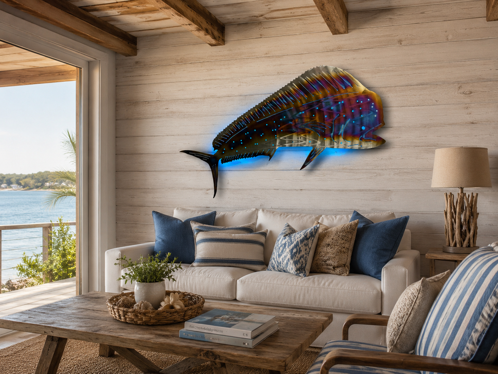 Stainless steel Mahi mahi mount
