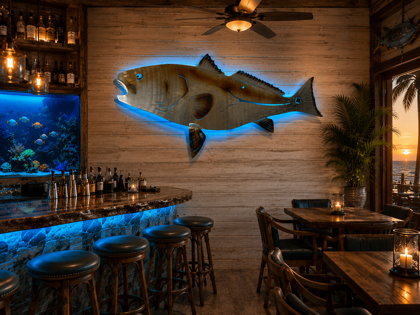 Stainless steel Redfish mount