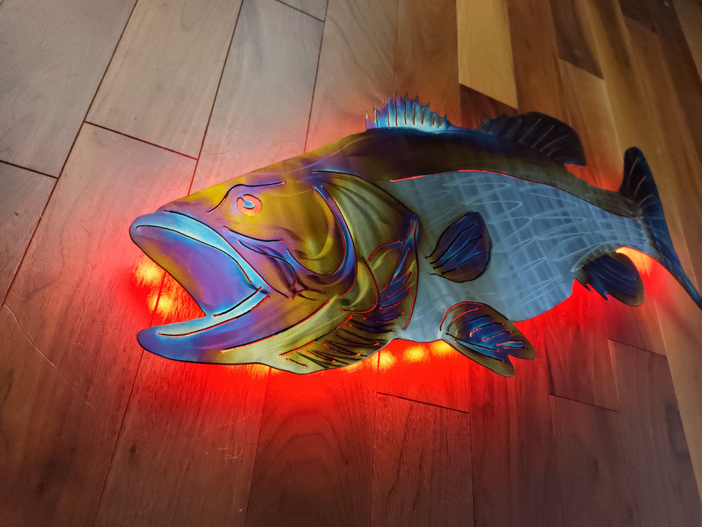 Stainless steel Largemouth Bass