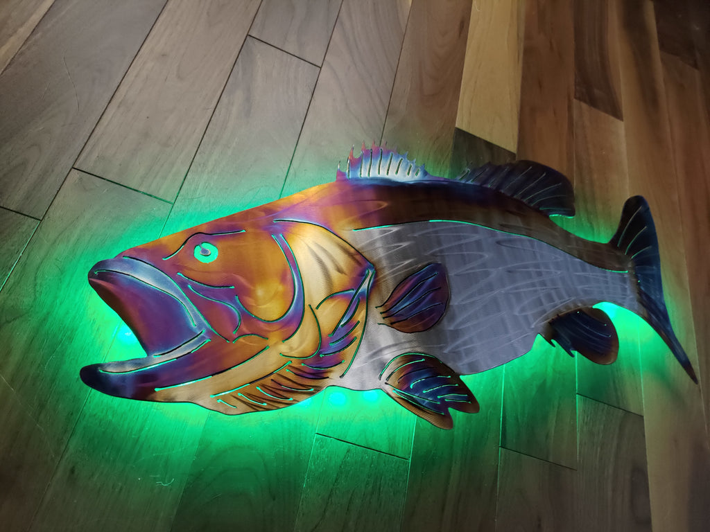 Stainless steel Largemouth Bass