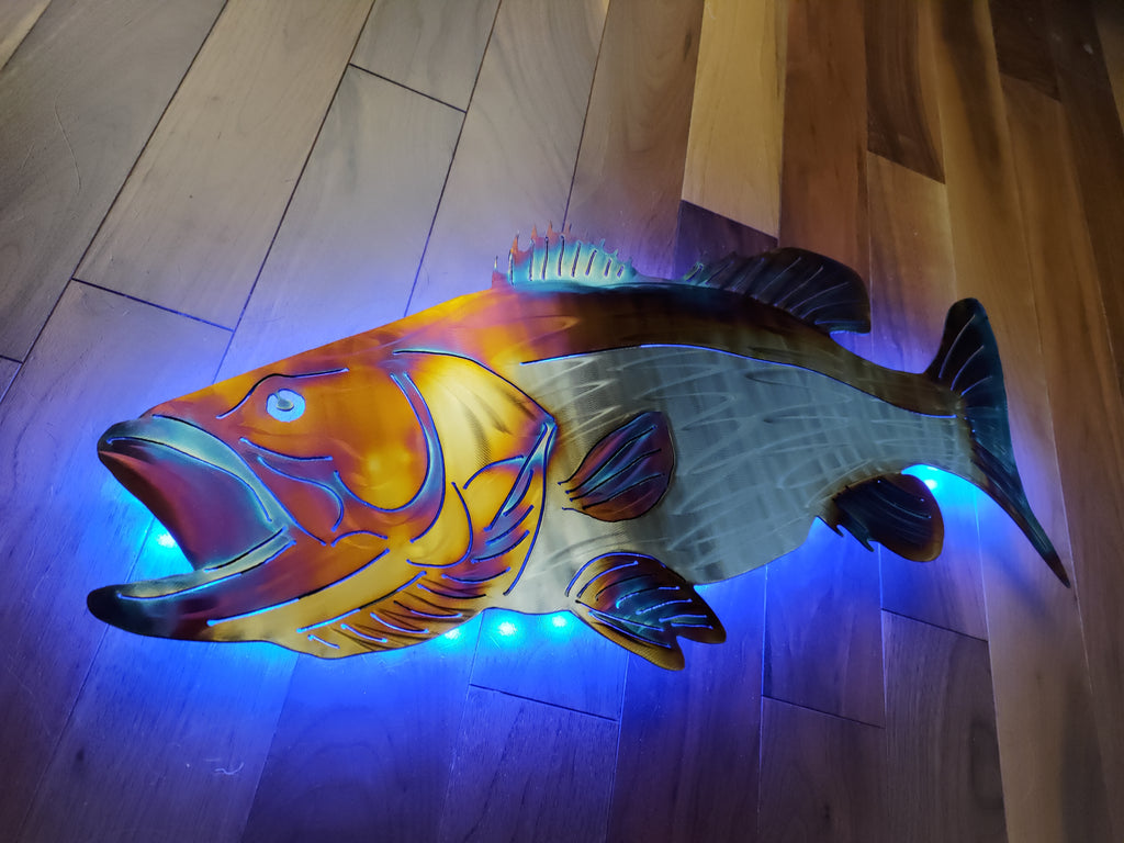 Stainless steel Largemouth Bass