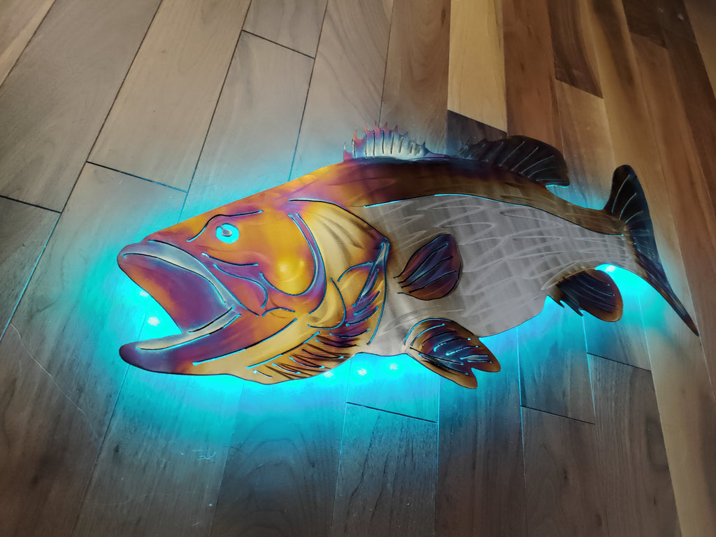 Stainless steel Largemouth Bass