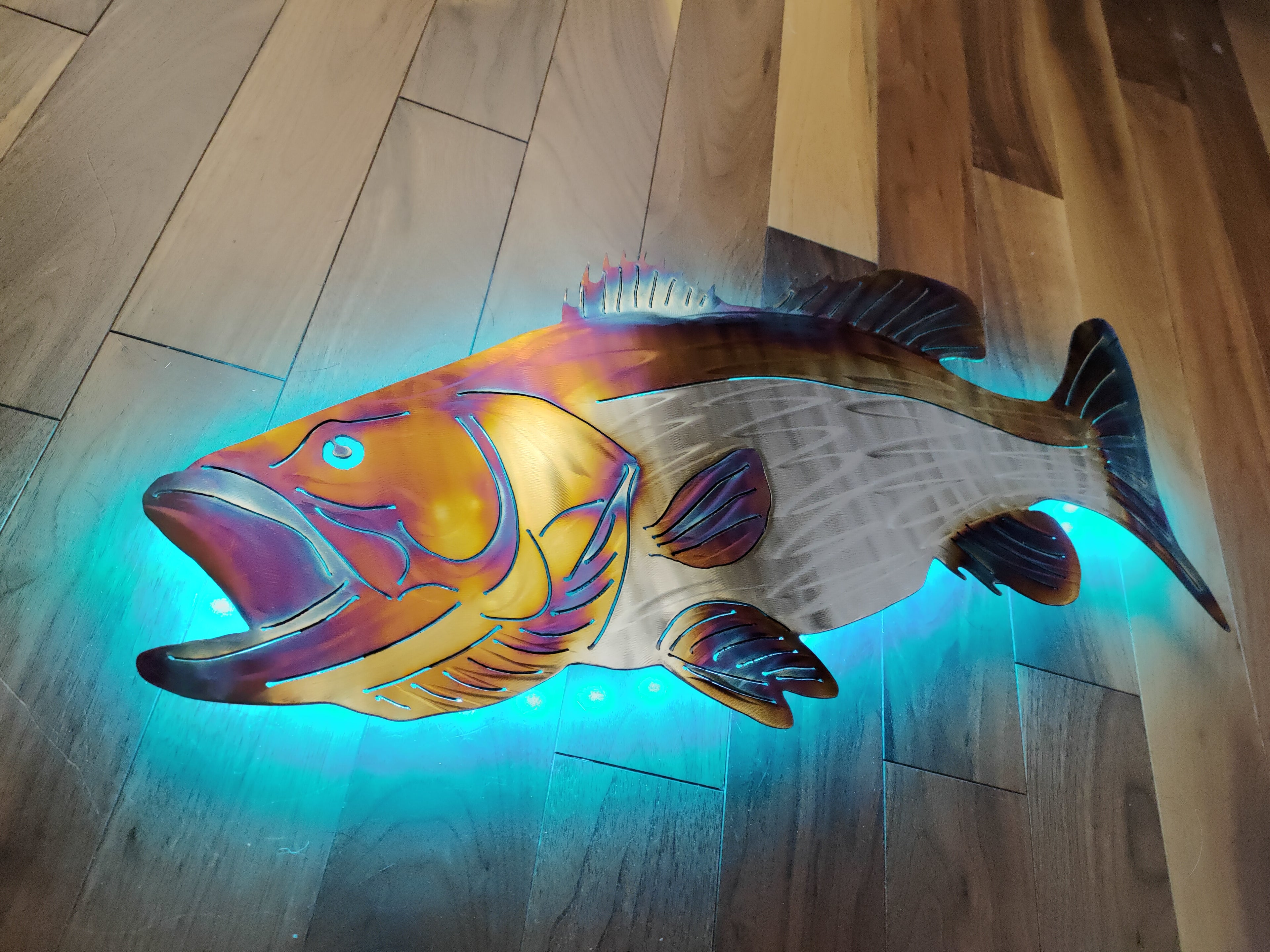 Stainless steel Largemouth Bass